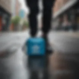 Adidas Hydration Crossbody in urban environment