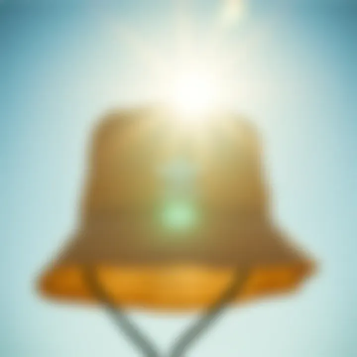 Durability and Style in the adidas Sport Bucket Hat An adidas sport bucket hat under sunlight, highlighting its fabric texture and ventilation features.