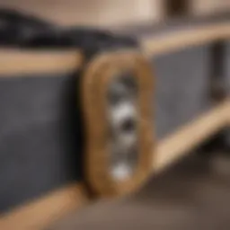 Close-up of a skateboard chain showcasing its intricate design and durability.