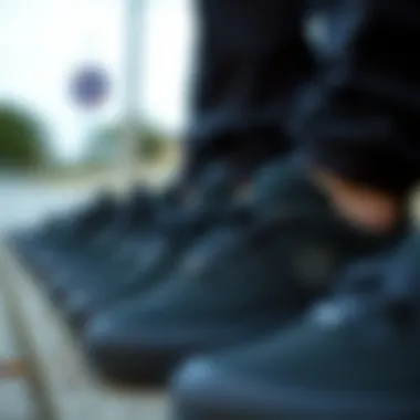 Diverse Styles of All-Black Etnies A collection of various all-black Etnies styles