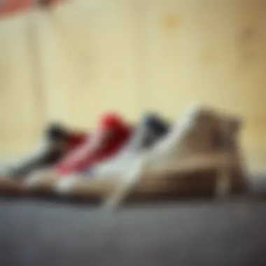 Evolution of Chuck Taylor All Star Styles An illustration depicting the evolution of Chuck Taylor All Star styles over the years.