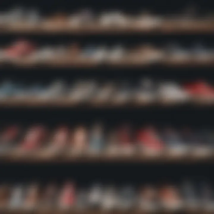 Collection of various styles of Vans non-slip shoes
