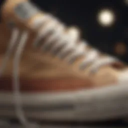 Close-up view of Converse All Star Hike Low Top showcasing its unique design elements