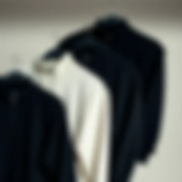 Materials in Cropped Zip Sweaters Various materials used in cropped zip sweaters displayed together