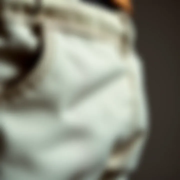 Fabric Details of Dickies 873 Close-up of the fabric texture of Dickies 873 pants