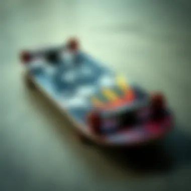Star Wars Inspired Skateboard Deck A skateboard deck featuring Star Wars designs