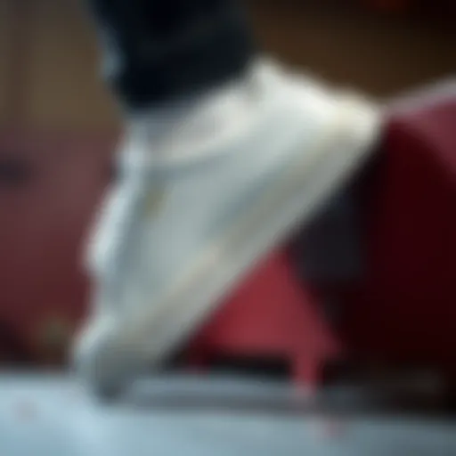 Puma Suede White sneaker showcasing its sleek design.