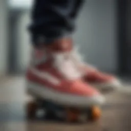 Showcasing a variety of skateboard shoes highlighting their unique designs.