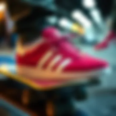 Adidas shoes designed for skateboarding culture