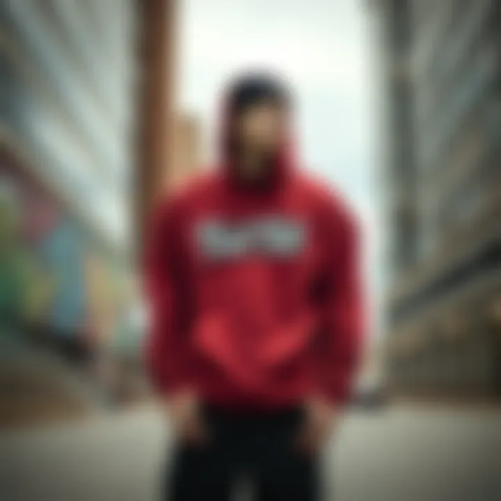 A stylish Full Tilt sweatshirt showcased in an urban skate environment
