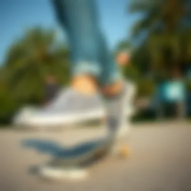 Grey Vans paired with casual outfits for daily wear