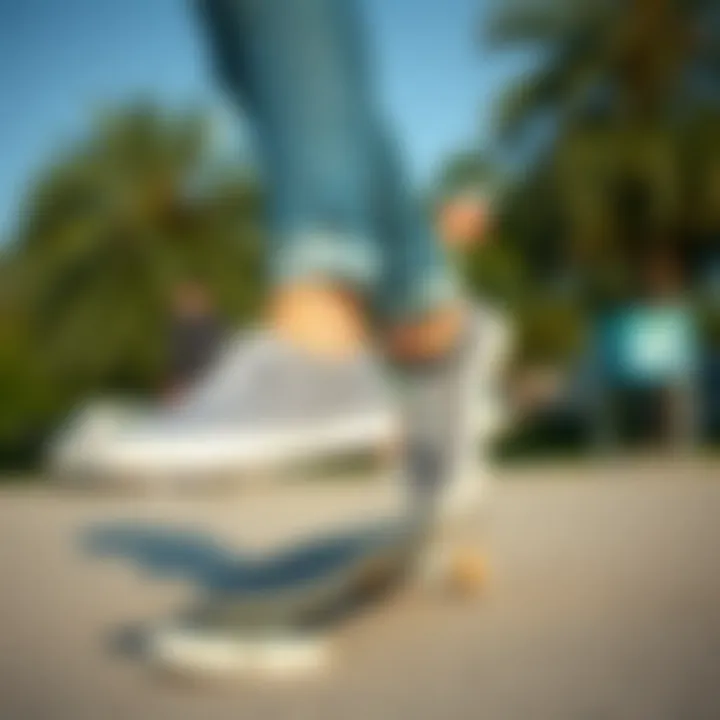 Grey Vans paired with casual outfits for daily wear