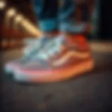 Stylish grey Vans showcasing versatility in fashion