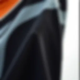 A close-up of innovative fabric used in ngorder clothing