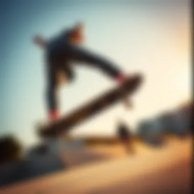 Performance and Versatility of the Nike SB Shane T Skateboarder performing tricks in Nike SB Shane T shoes