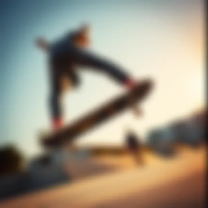 Performance and Versatility of the Nike SB Shane T Skateboarder performing tricks in Nike SB Shane T shoes