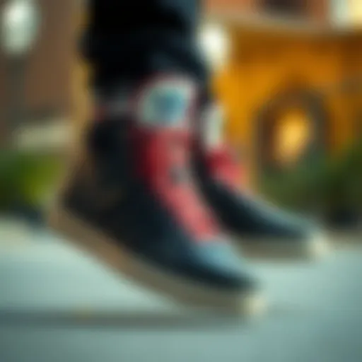 Samba High Tops showcasing unique design elements
