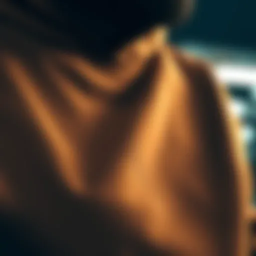 Luxurious hoodie fabric texture