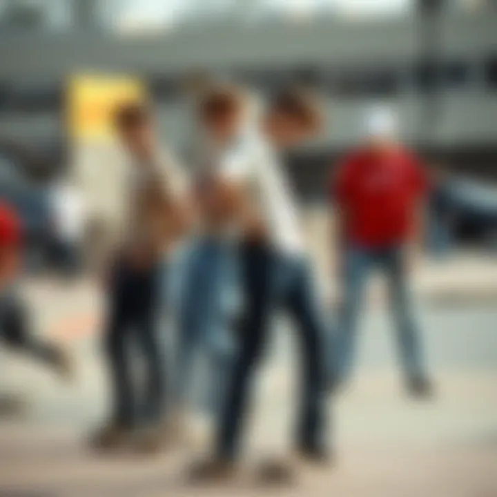 Evolution of Skinny Dickies An artistic representation of the evolution of skinny Dickies over the years.