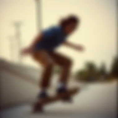 Historical Roots of Skate Style Vintage skateboarding photograph illustrating the evolution of style