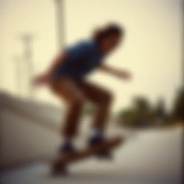 Historical Roots of Skate Style Vintage skateboarding photograph illustrating the evolution of style