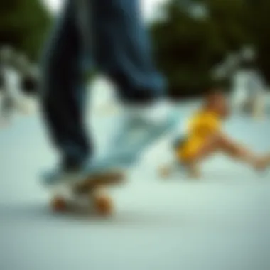 Cultural Impact of New Balance 288 Sport Diverse group of skaters showcasing the New Balance 288 Sport in various settings