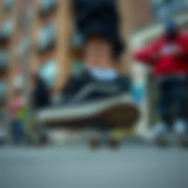 Cultural icons wearing the Vans Old Skool Plat in urban settings