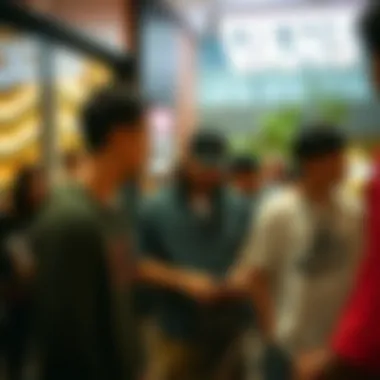 Engaging Community Event for Skaters Community event at Vans store engaging local skaters