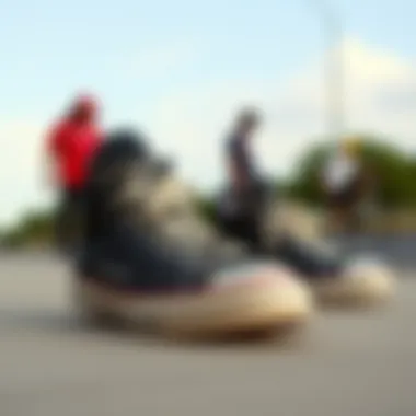 Historical Advertisement of Real High Top Converse in Skate Culture Historical advertisement featuring Real High Top Converse in skate culture