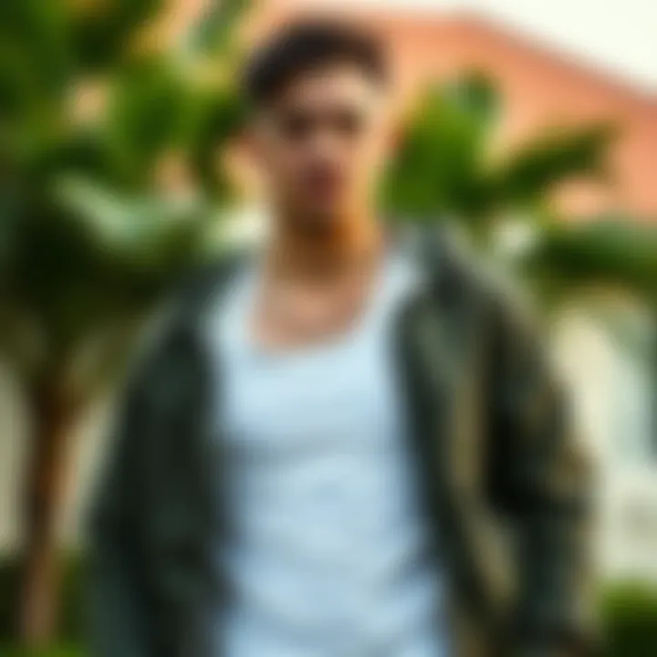 Layered Comfort Casual layered outfit showcasing a lightweight bomber jacket over a fitted tank top.