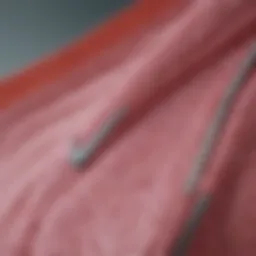 Close-up of Nike soft shorts showcasing fabric texture