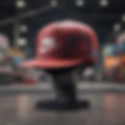 A vibrant display of Nikehat designs influenced by skate culture.