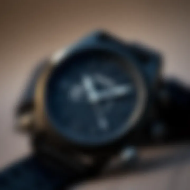 Close-up of the Nixon 51-30 Black watch showcasing its sleek design and craftsmanship
