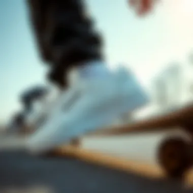 Cultural representation of Reebok Club C in skateboarding