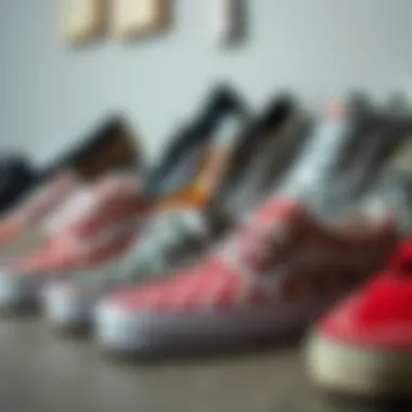 Diverse Collection of Vans Checkered Styles A collection of Vans checkered shoes showcasing different styles.