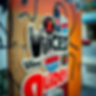 Art and Activism in Skate Culture Street art that features vibes stickers highlighting activism within skate culture