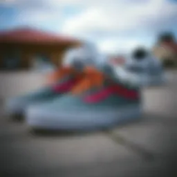 Vintage Vans skate shoes showcasing the brand's origins.