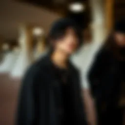 Stylish black outfit coordinated for a teen