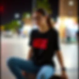 Stylish Vans t-shirt design featured in skate culture