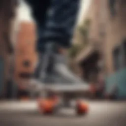 A skateboarder showcasing the style and performance of ThirtyTwo STW gear.
