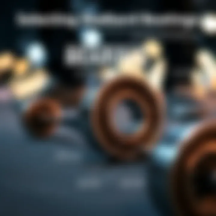 Infographic on Selecting Skateboard Bearings An infographic detailing the selection criteria for skateboard bearings based on performance needs.