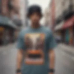A showcase of urban t-shirt designs reflecting street culture.