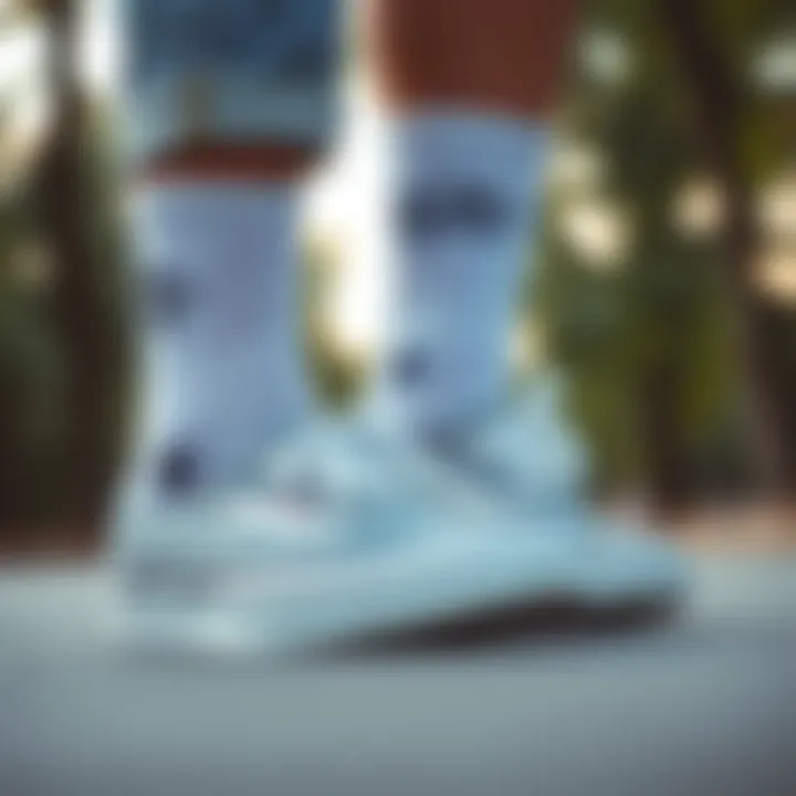 Perfect Pairing with Skateboard Footwear Vans Classic No Show Socks paired with skateboard shoes