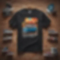 Vans t-shirt showcasing vibrant graphics