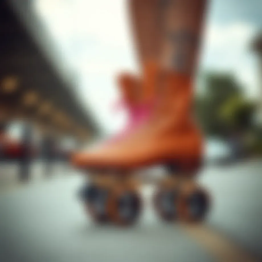 Elegant design showcasing the curves and aesthetics of Impala skates